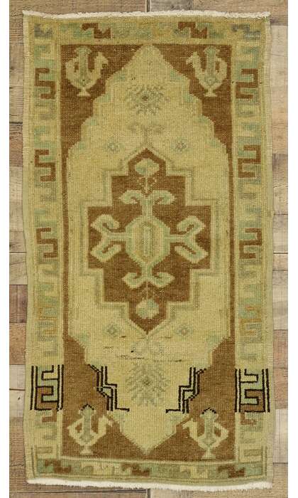 2 x 3 Vintage Turkish Yastik Rug 50982