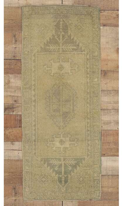 2 x 4 Vintage Turkish Yastik Rug 51242