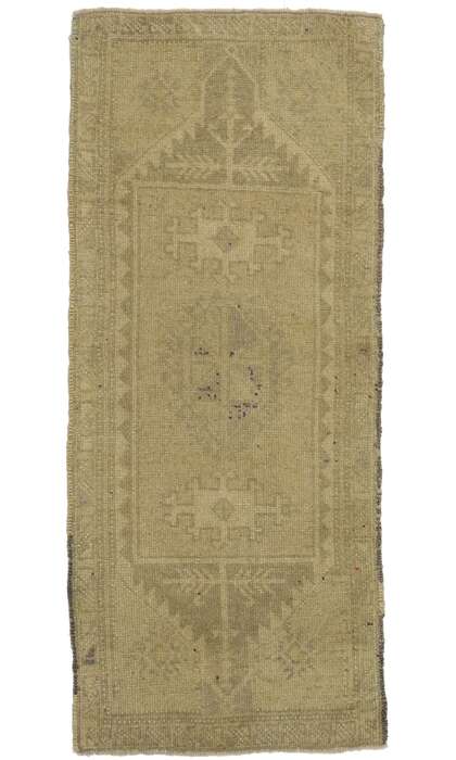 2 x 4 Vintage Turkish Yastik Rug 51243