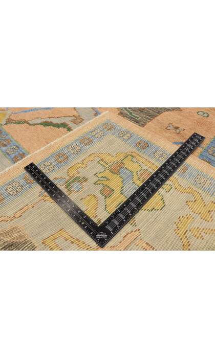 9 x 14 Colorful Oushak Rug 52786