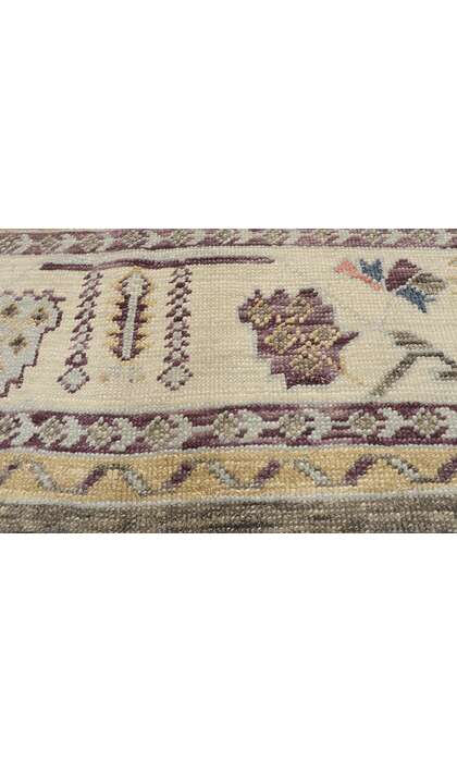 10 x 13 Earth-Tone Oushak Rug 52791