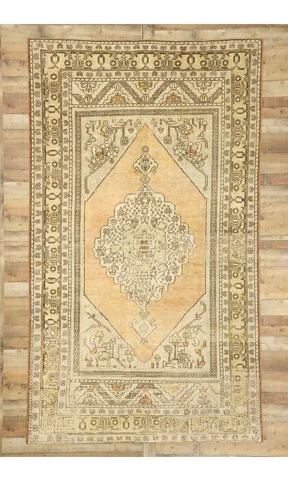 6 x 11 Vintage Oushak Rug 52806