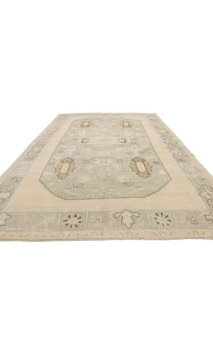 6 x 10 Vintage Muted Oushak Rug 52808