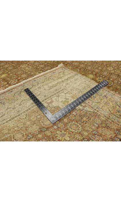 9 x 13 Antique Persian Tabriz Rug 77394