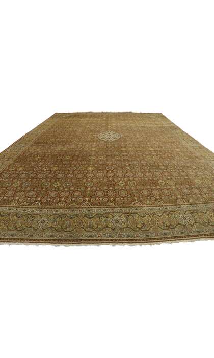 9 x 13 Antique Persian Tabriz Rug 77394