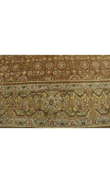 9 x 13 Antique Persian Tabriz Rug 77394