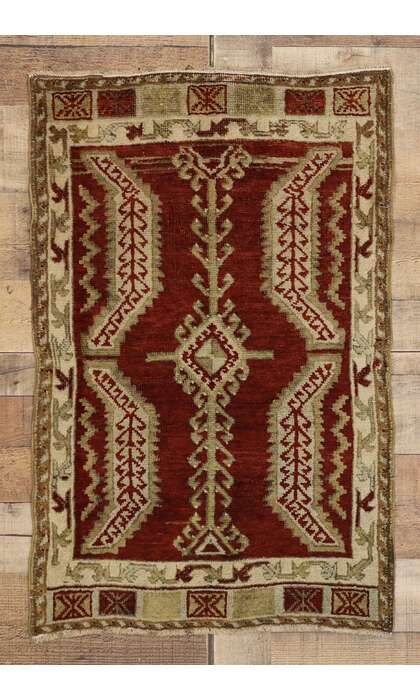 2 x 3 Vintage Turkish Yastik Rug 50205