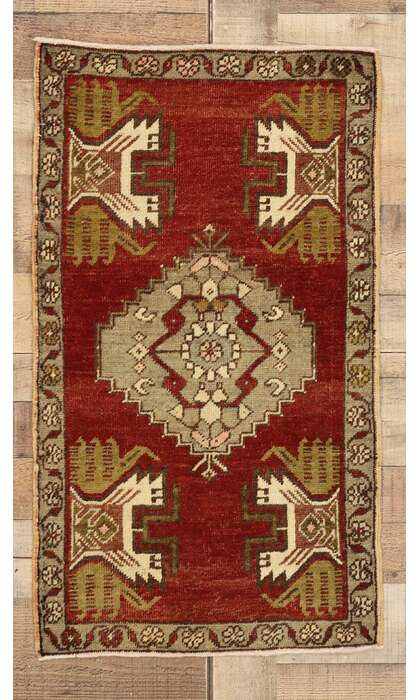 2 x 3 Vintage Oushak Rug 50547