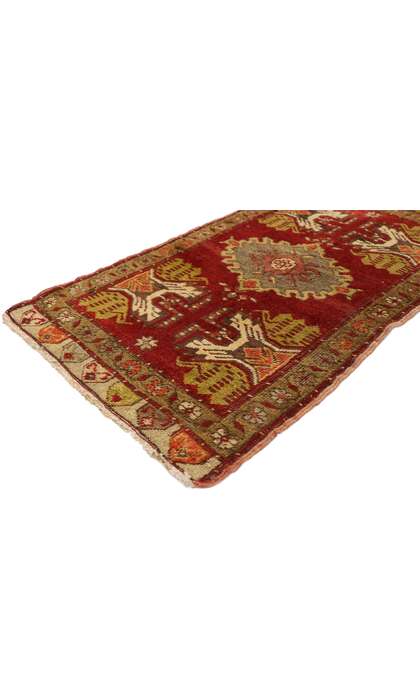 2 x 3 Vintage Turkish Yazdak Rug 50783 corner