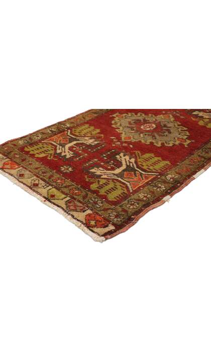 2 x 3 Vintage Turkish Yastik Rug 50790