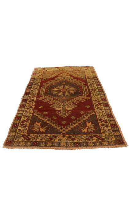 2 x 3 Vintage Turkish Yastik Rug 50791