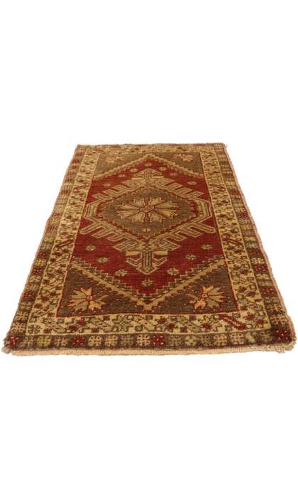 2 x 3 Vintage Turkish Yastik Rug 50797