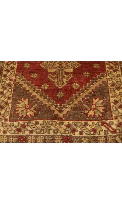 2 x 3 Vintage Turkish Yastik Rug 50797