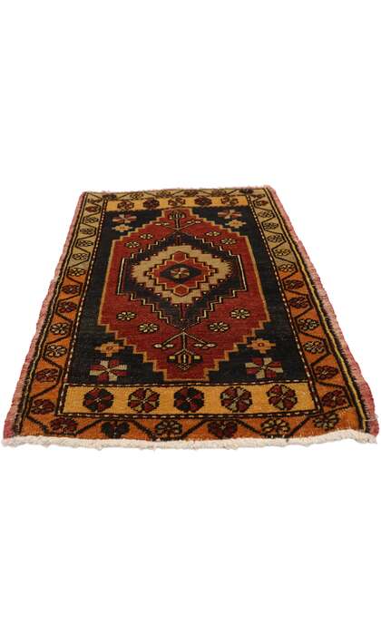 2 x 3 Vintage Turkish Yastik Rug 50935