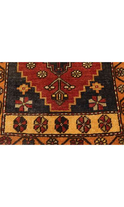 2 x 3 Vintage Turkish Yastik Rug 50935