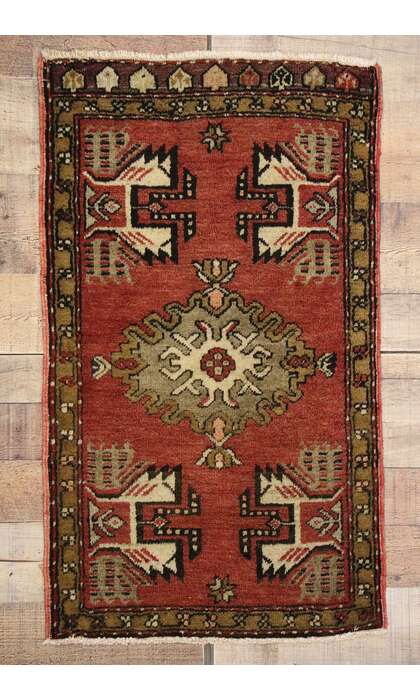 2 x 3 Vintage Oushak Rug 50939