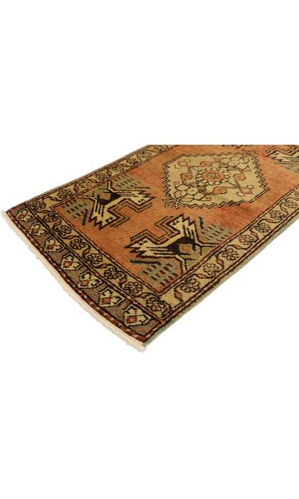 2 x 3 Vintage Turkish Yastik Rug 50940
