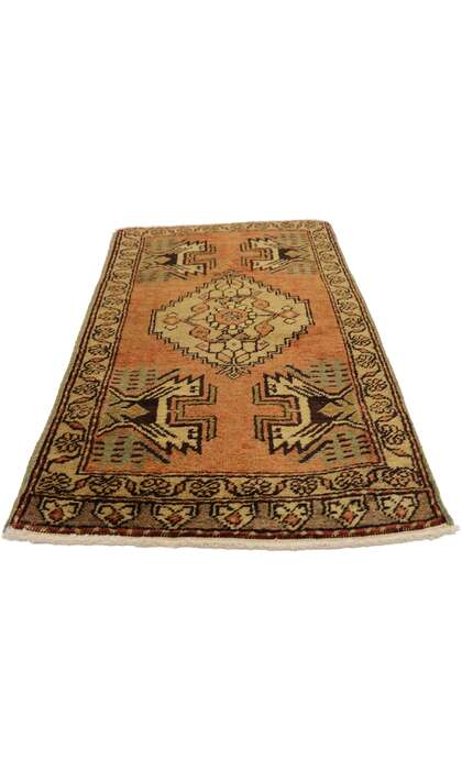 2 x 3 Vintage Turkish Yastik Rug 50940