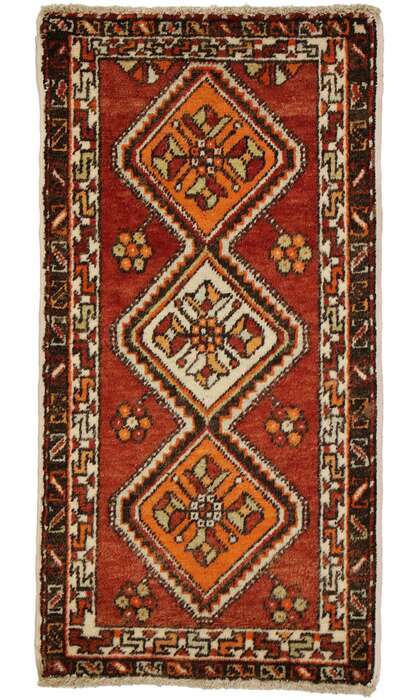 2 x 3 Vintage Turkish Yastik Rug 50951