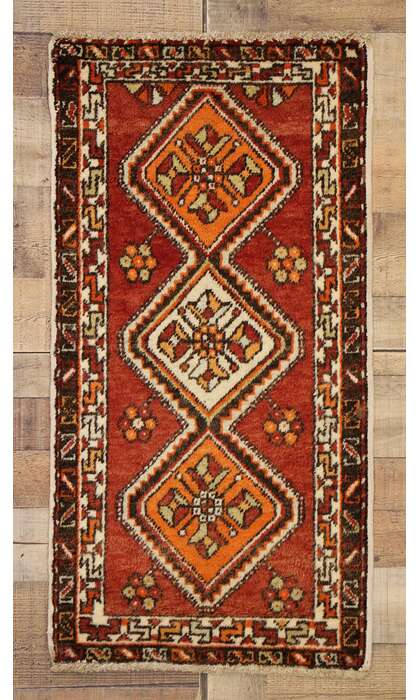 2 x 3 Vintage Turkish Yastik Rug 50951