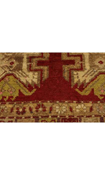 2 x 3 Vintage Turkish Yastik Rug 50955