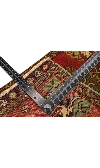 2 x 3 Vintage Turkish Yastik Rug 50956