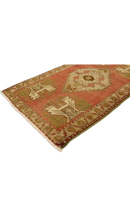 2 x 3 Vintage Turkish Yastik Rug 50958