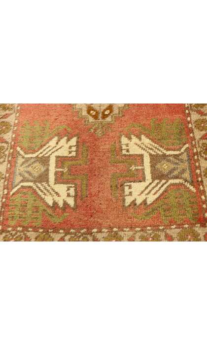 2 x 3 Vintage Turkish Yastik Rug 50958