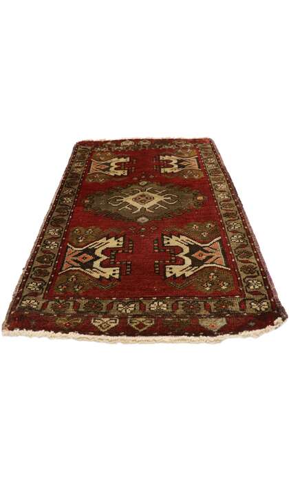2 x 3 Vintage Turkish Yastik Rug 50963