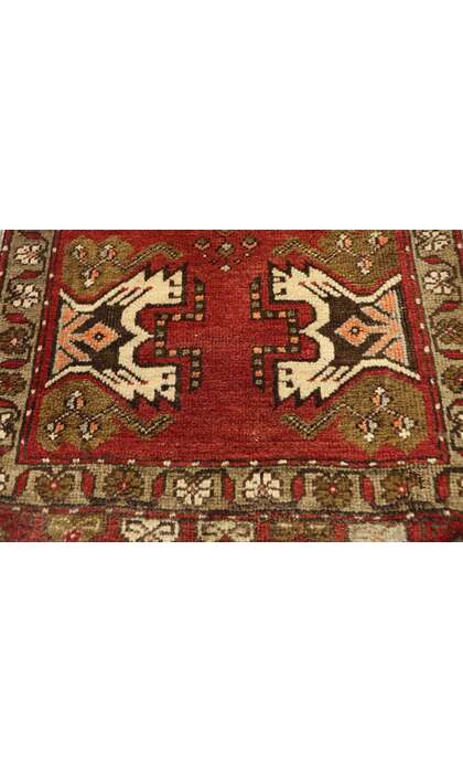 2 x 3 Vintage Turkish Yastik Rug 50963