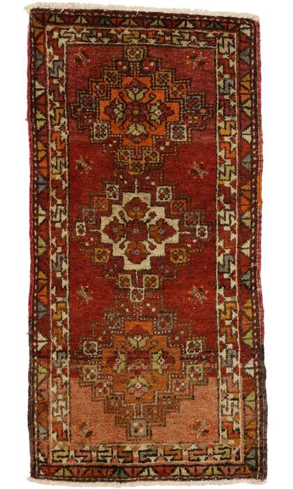 2 x 3 Vintage Turkish Yastik Rug 50976