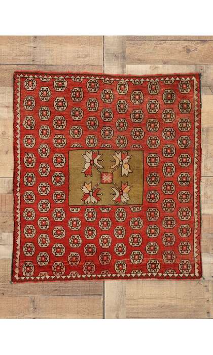 3 x 3 Antique Caucasian Karabagh Rug 51170