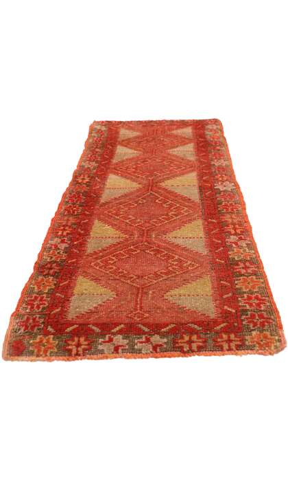 1 x 3 Vintage Turkish Yastik Rug 51179