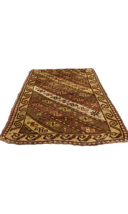 2 x 3 Vintage Turkish Yastik Rug 51180