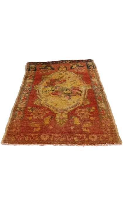 2 x 3 Vintage Turkish Yastik Rug 51186