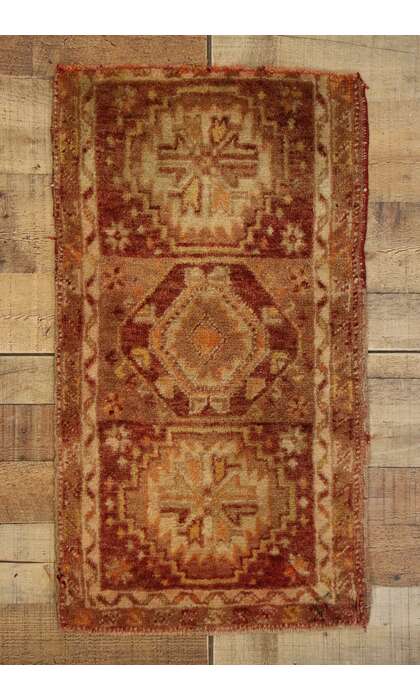 2 x 3 Vintage Turkish Yastik Rug 51194