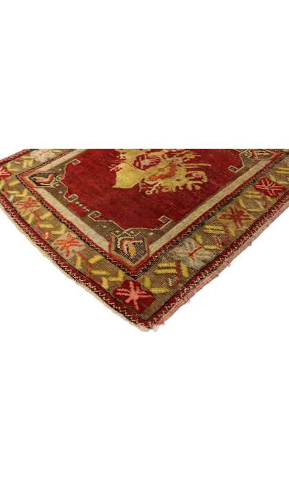 2 x 2 Vintage Turkish Yastik Rug 51195