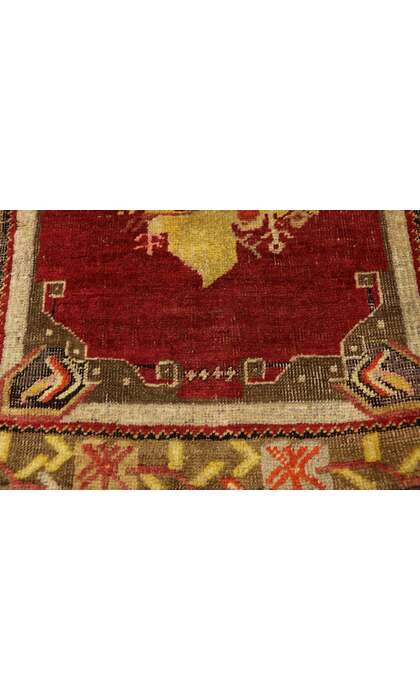 2 x 2 Vintage Turkish Yastik Rug 51195