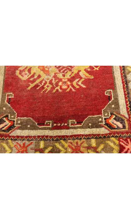 2 x 2 Vintage Turkish Yastik Rug 51199