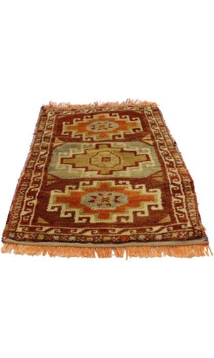 1 x 2 Vintage Turkish Yastik Rug 51220