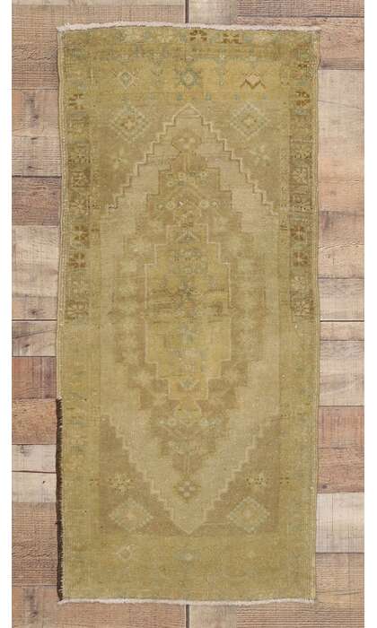 2 x 4 Vintage Turkish Yastik Rug 51249