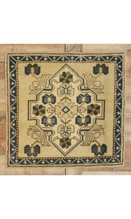 2 x 2 Vintage Turkish Yastik Rug 51258