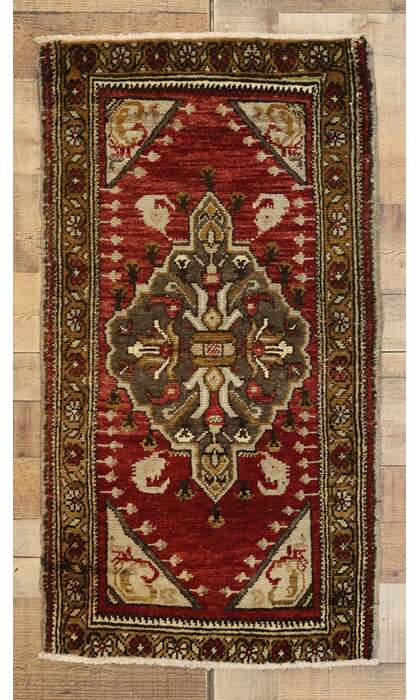 2 x 3 Vintage Turkish Yastik Rug 51263
