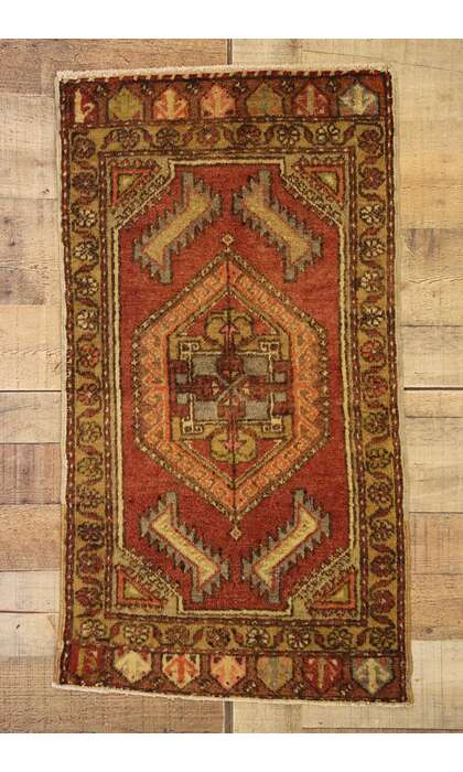 2 x 3 Vintage Turkish Yastik Rug 51410