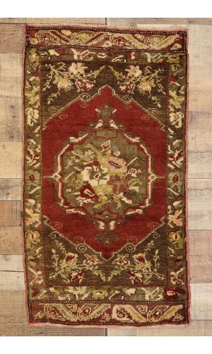 2 x 3 Vintage Turkish Yastik Rug 51411
