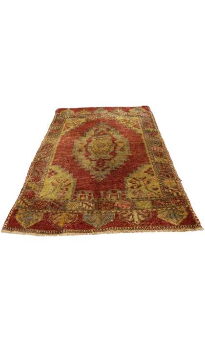 2 x 3 Vintage Turkish Yastik Rug 51412