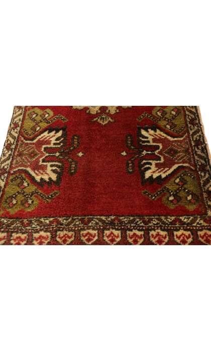 2 x 3 Vintage Turkish Yastik Rug 51419