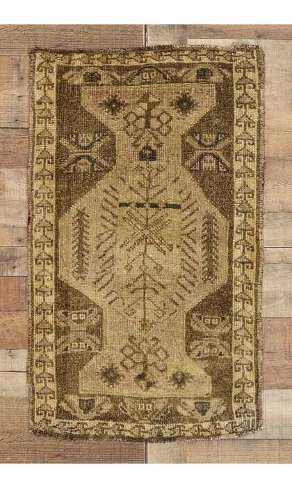 2 x 3 Vintage Turkish Yastik Rug 51427