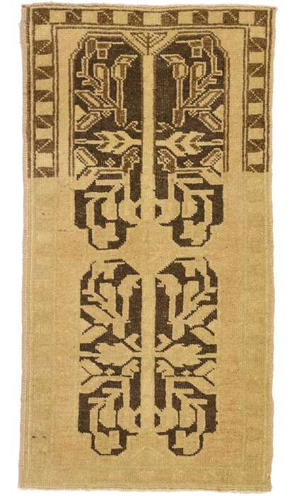 2 x 3 Vintage Turkish Yastik Rug 51430
