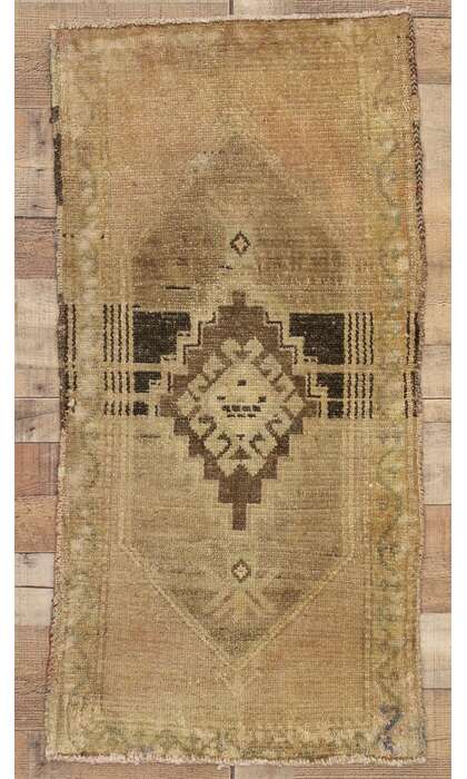 2 x 4 Vintage Turkish Yastik Rug 51431